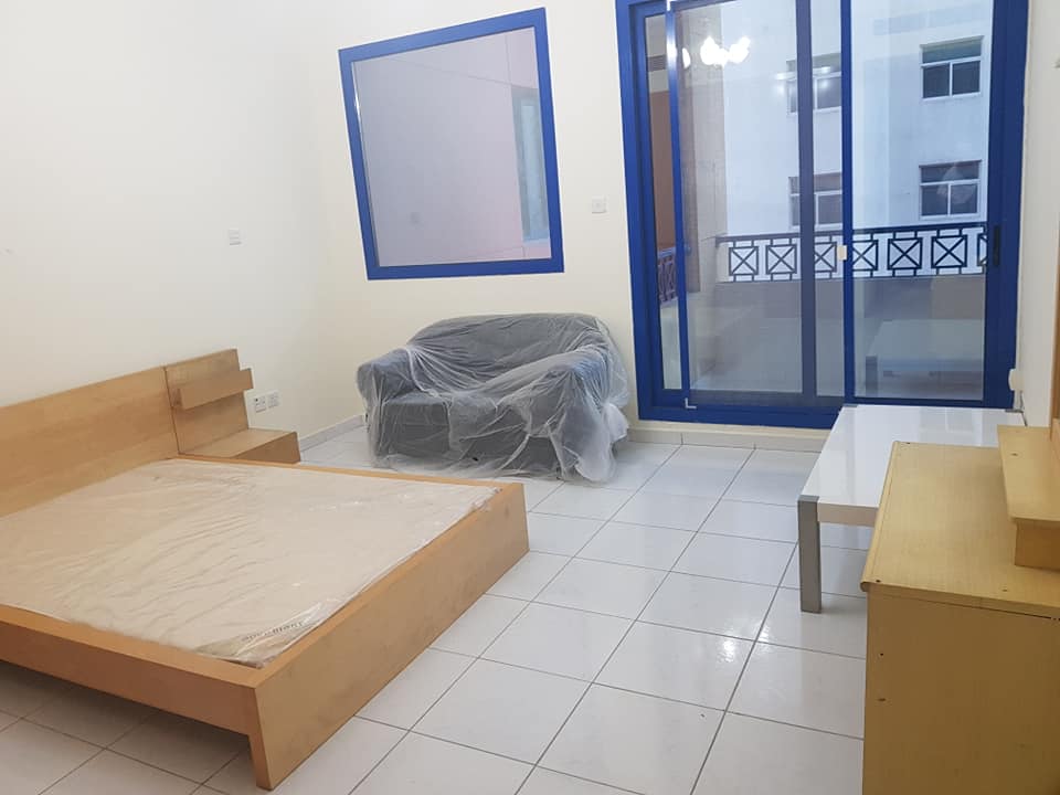 Master bedroom with Attached bathroom and rooms Available Al nahda Dubai with balcony ewaar