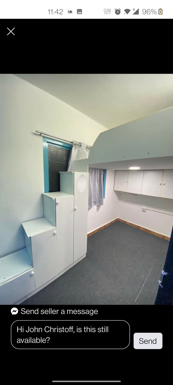 Partition for rent in Salah Al din metro station 1200 per month ewaar