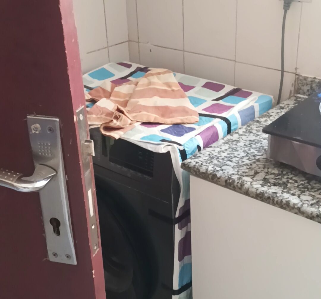 Need Roomie Partition for rent in al khail gate for two people 900 per